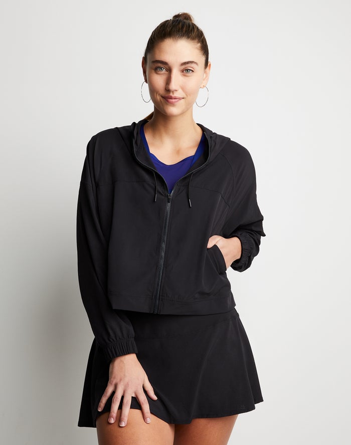 Champion Jas Dames - Zwart - City Sport Full Zip ( 894153-UEJ )